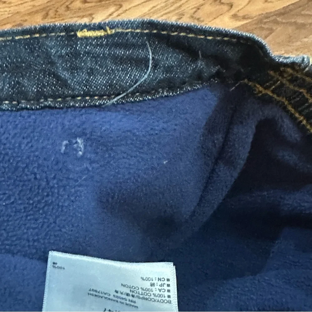 Old Navy Infants Fleece Lined Denim Jeans size 18-24 Month